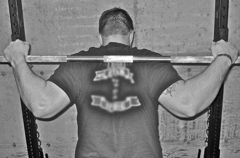 Low Bar Squat. Lower the Bar.