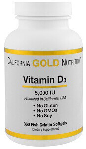 California Gold Nutrition Vitamin D3