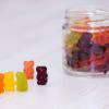 Eating gummy bears after workout