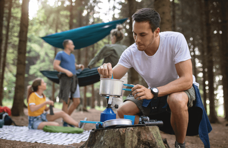 How to make coffee while camping